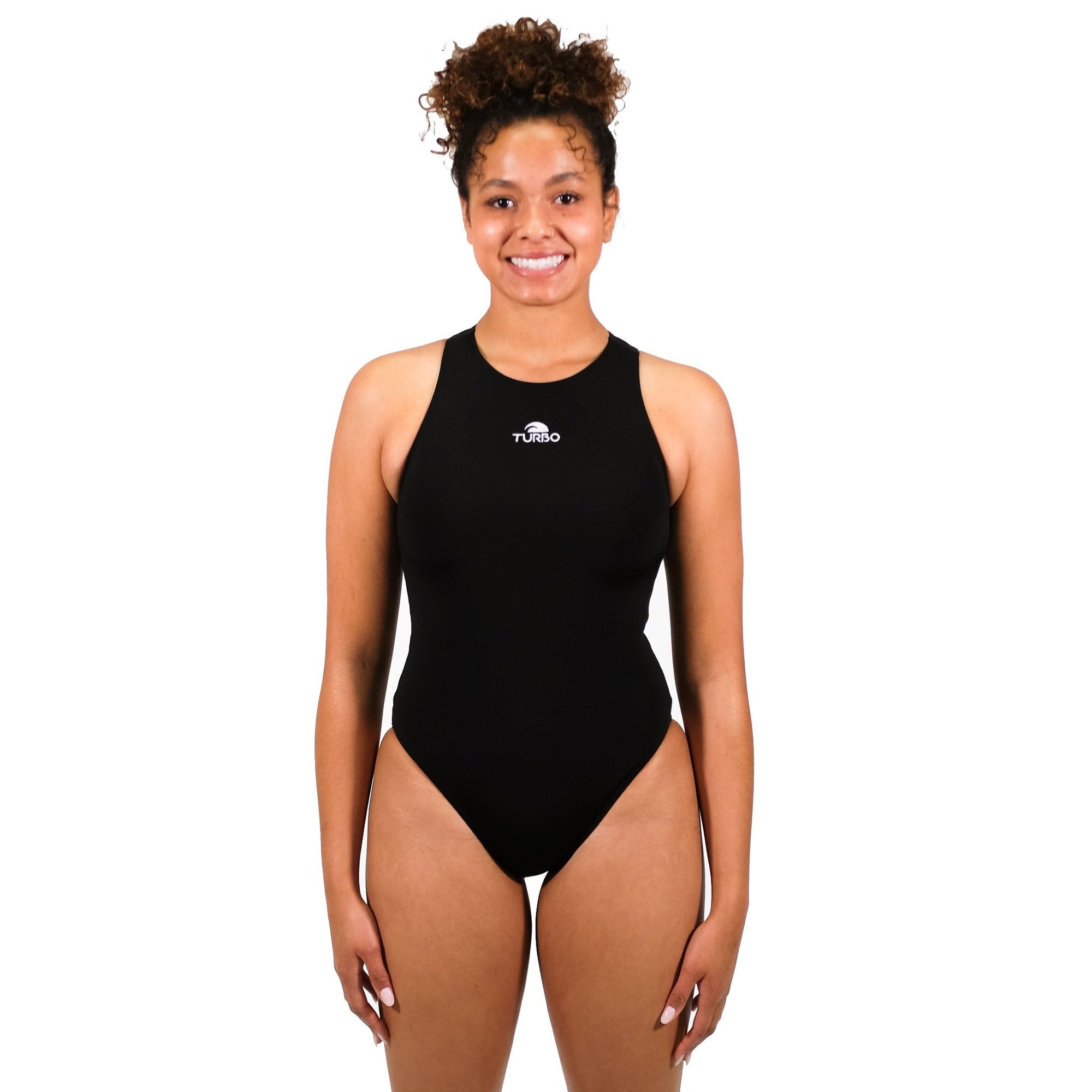 Black TURBO Comfort Match Women's Water Polo Suit Suits KAP7 International 