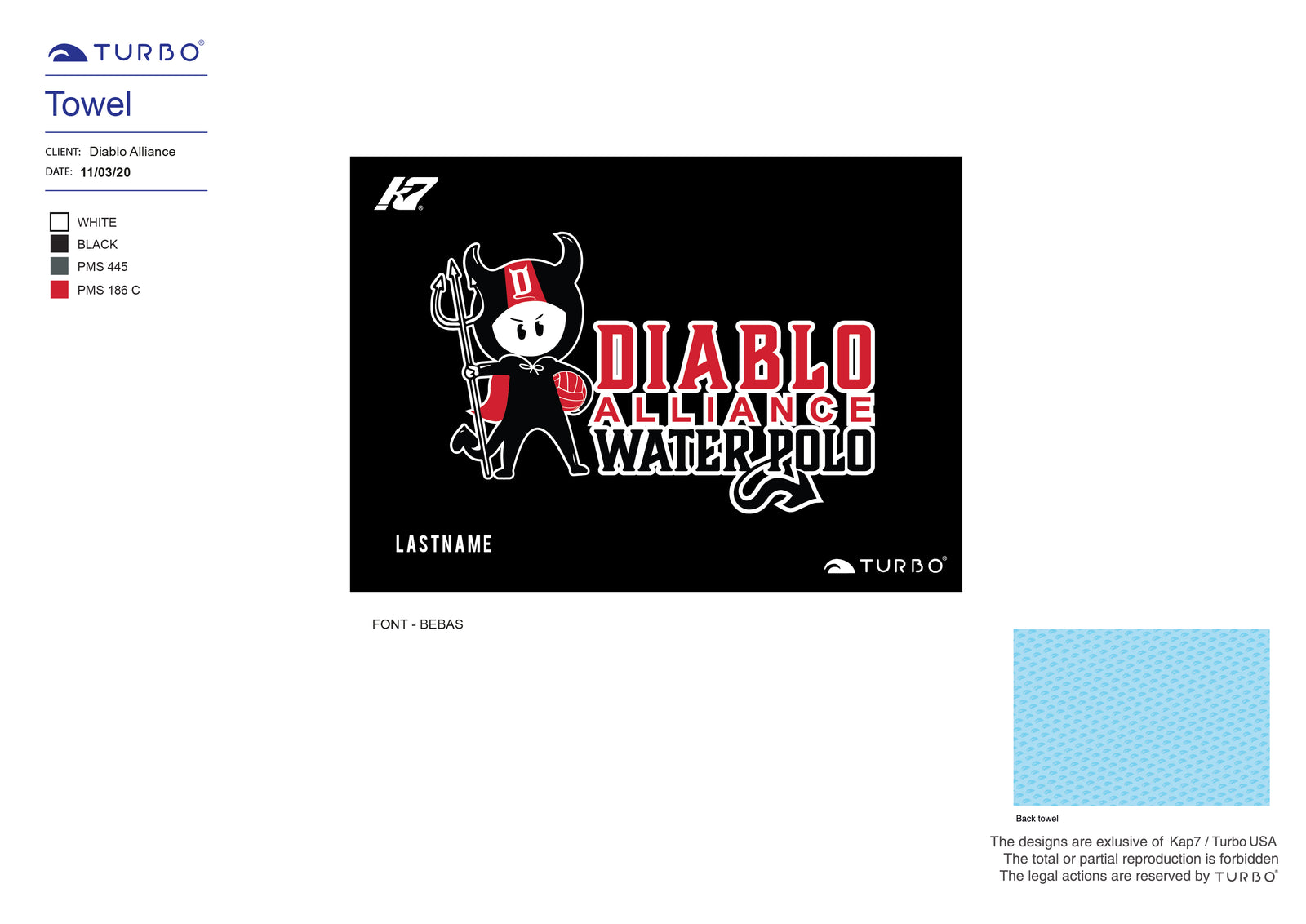 Diablo Alliance WPC Team Store - Towel