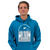 KAP7 Water Polo Life Arch Teal Men's Hoodie