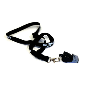 KAP7 F40 Whistle w/Lanyard Black - KAP7 International