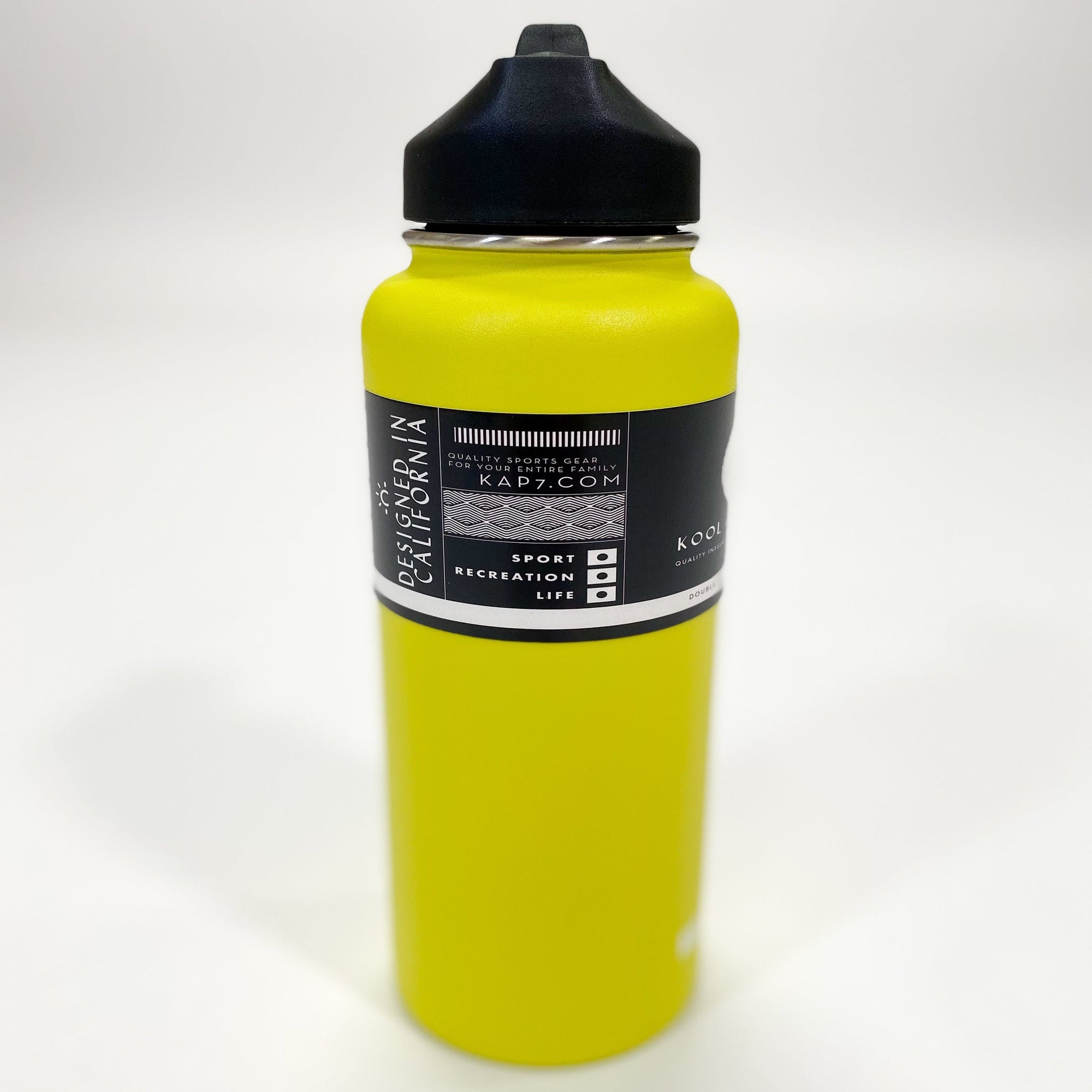 K7 30oz Stainless Steel Sports Drink Bottle-Yellow KAP7 International 