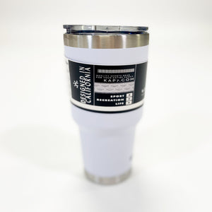K7 30oz Steel Rambler-white KAP7 International 