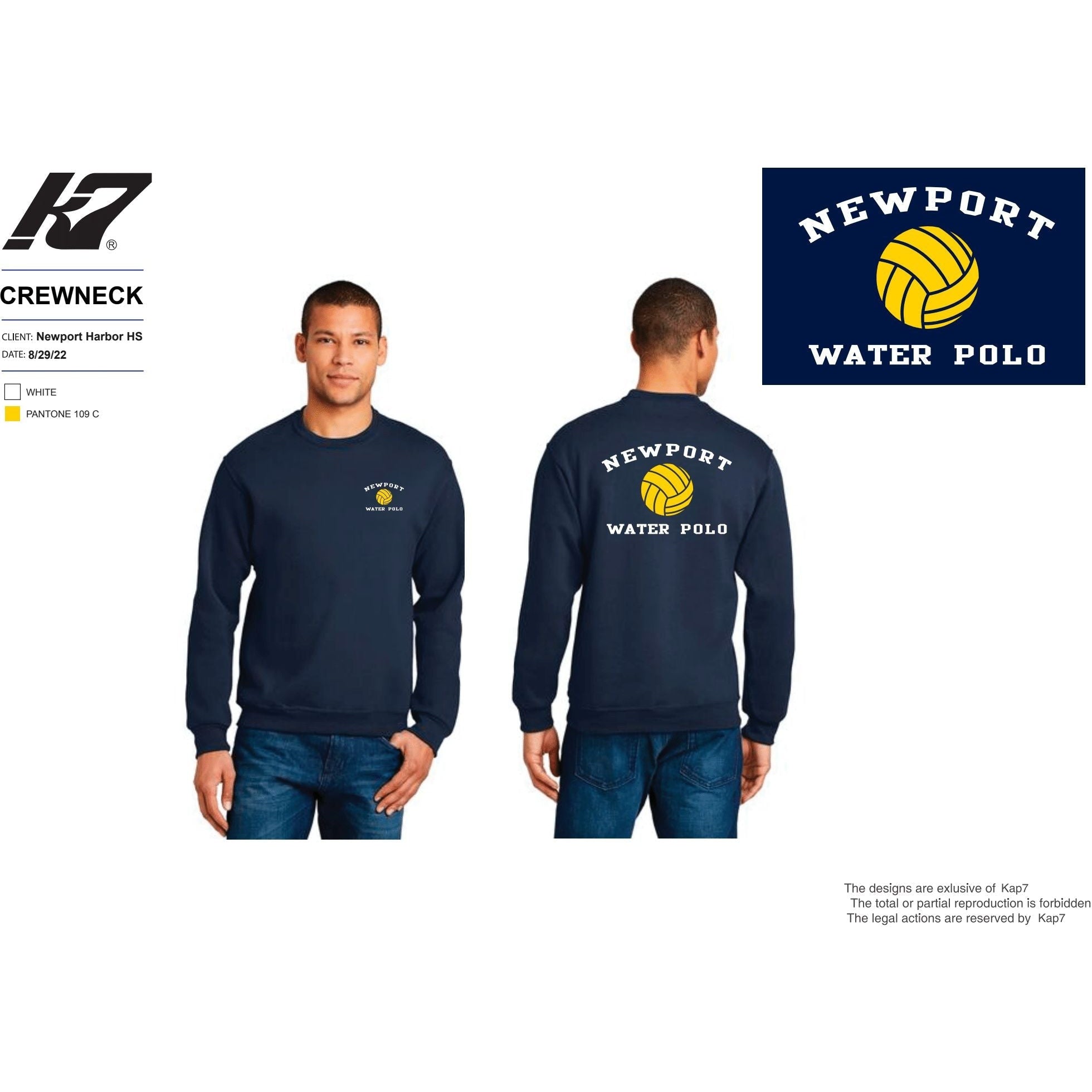 Newport Team Store - Uni-Sex Crewneck Sweatshirt TURBO 