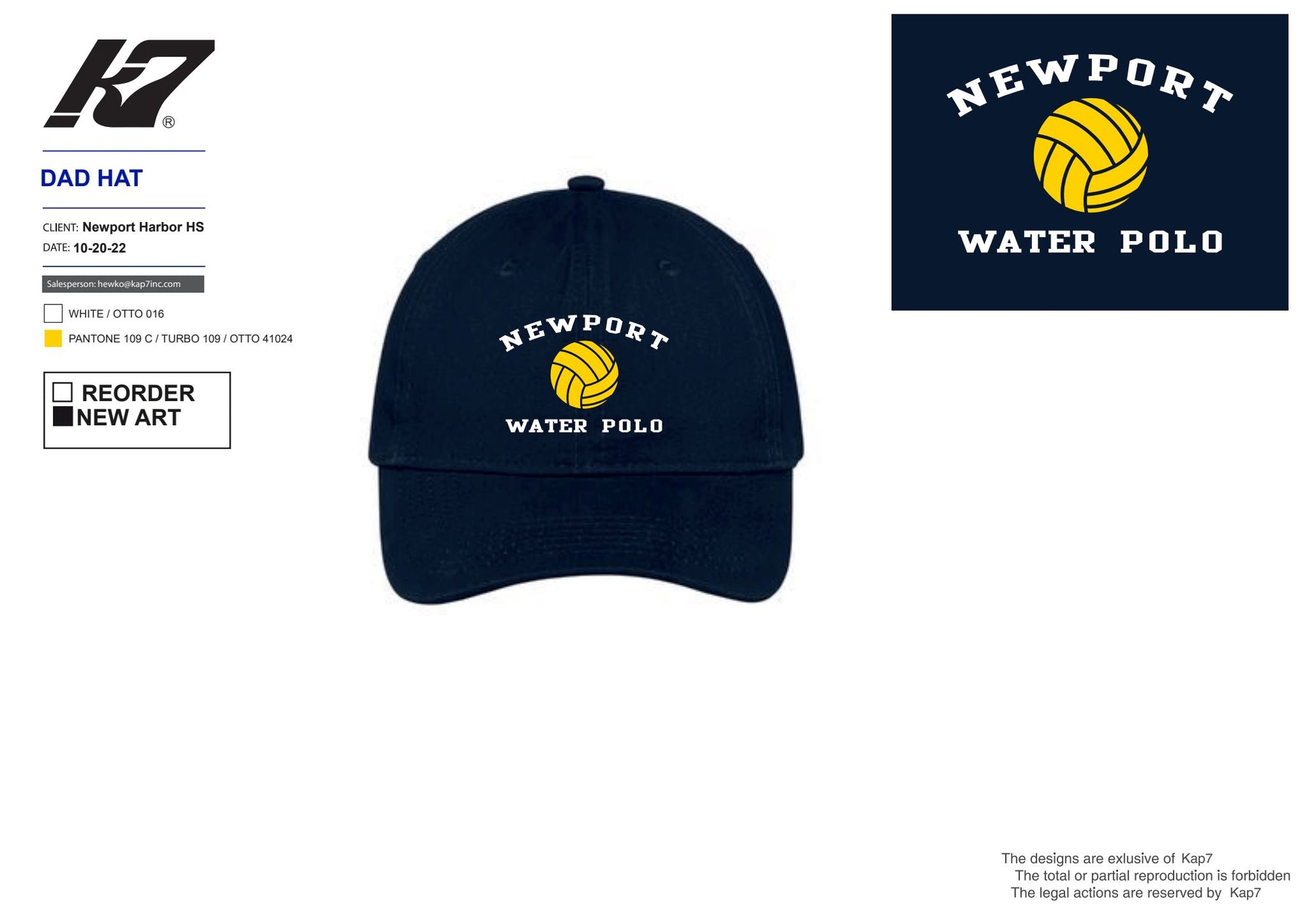 Newport Team Store - Dad Hat
