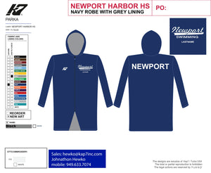 Newport Team Store -  Swimming - Youth Parka