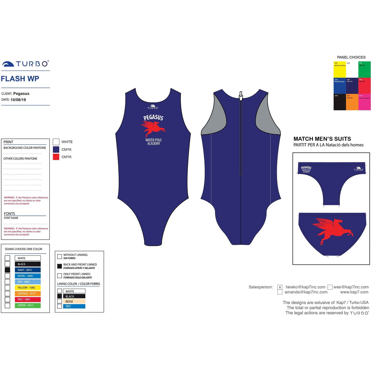 Pegasus WPA Team Store - Flash Suit KAP7 International 