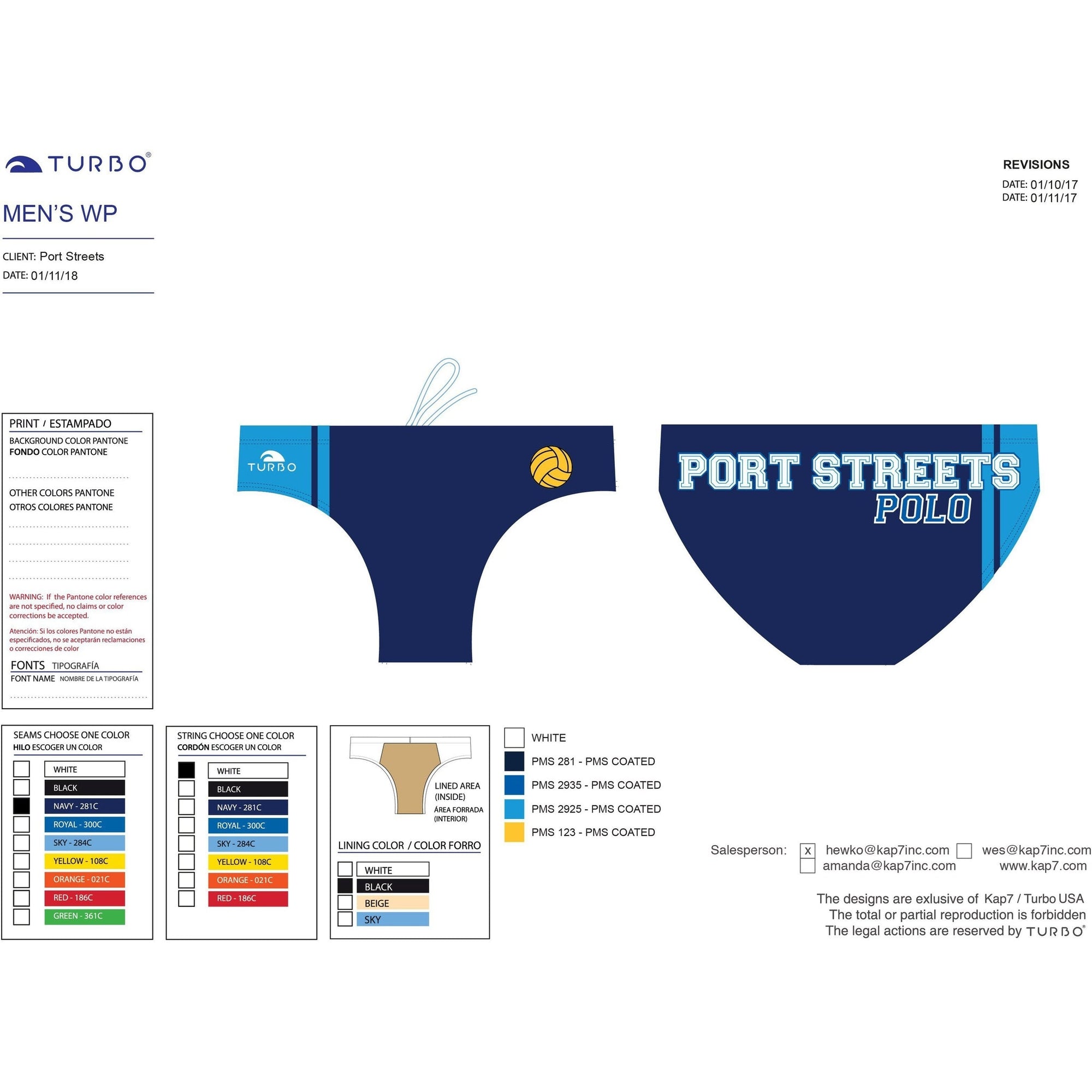 Port Streets Polo Brief KAP7 International 