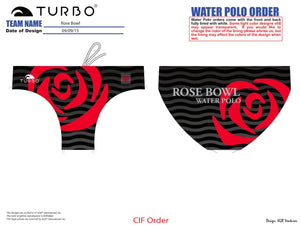 Rose Bowl Water Polo Club - Team Store - Brief - Required team gear for boys