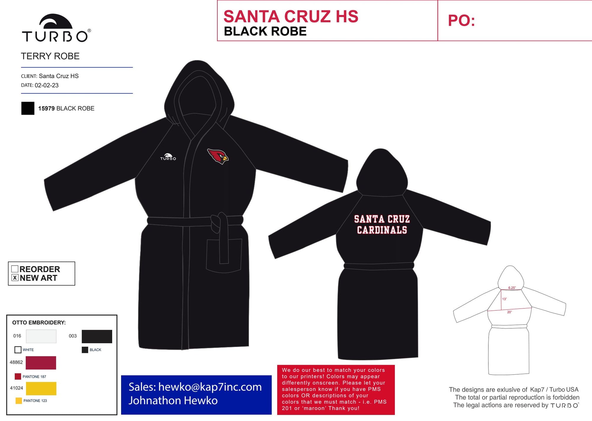 Santa Cruz High School Team Store - Robe