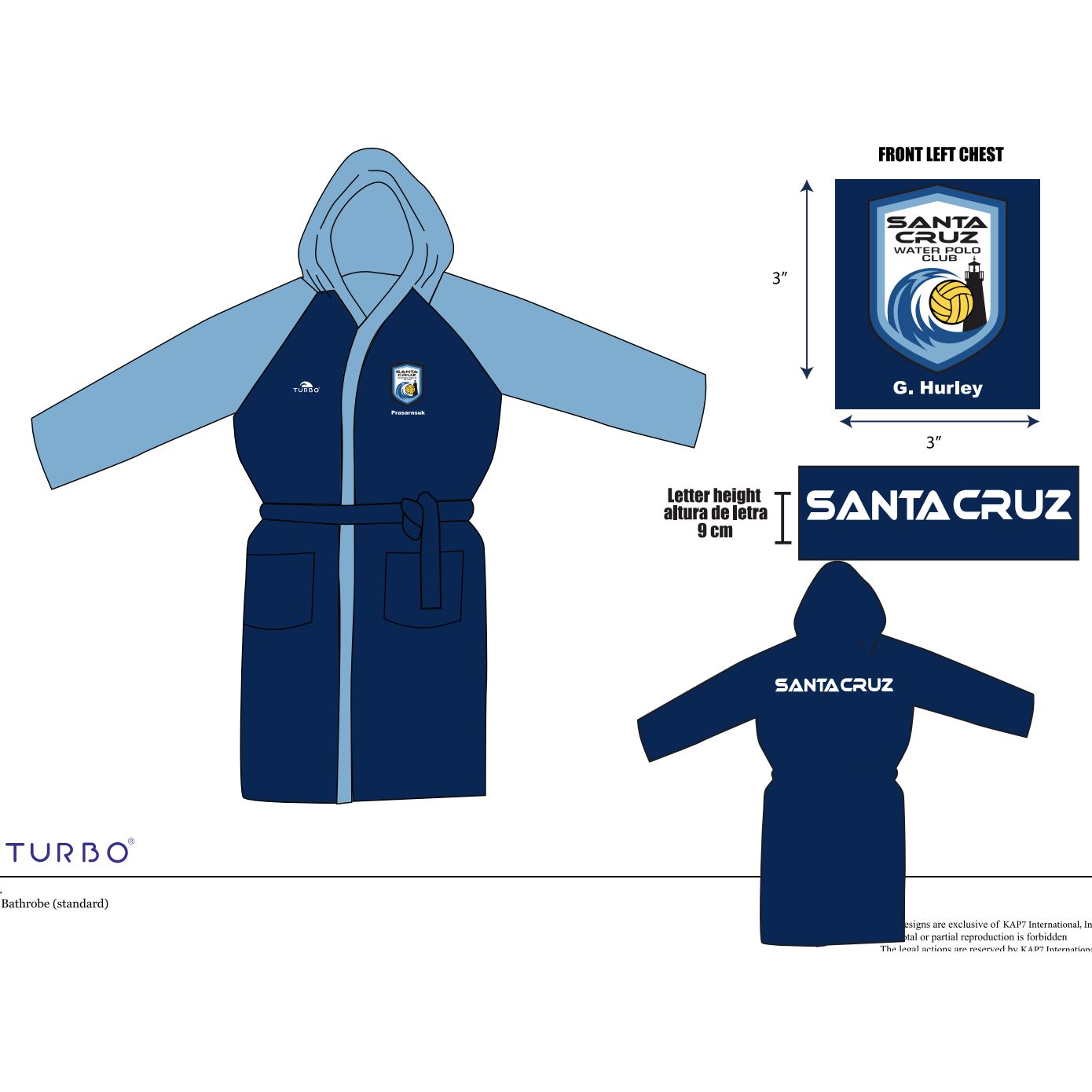 Santa Cruz WPC TURBO Robe (4 Week Lead Time) KAP7 International 