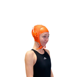 Turbo Standard Water Polo Cap Set with 3 Numbers - Orange Caps TURBO 