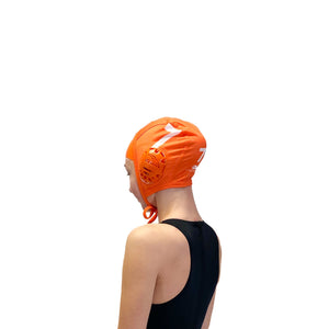 Turbo Standard Water Polo Cap Set with 3 Numbers - Orange Caps TURBO 