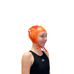 Turbo Standard Water Polo Cap Set with 3 Numbers - Orange Caps TURBO 