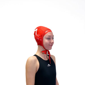 Turbo Standard Water Polo Cap Set with 3 Numbers - Red Caps TURBO 