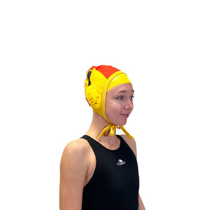 Turbo Standard Water Polo Cap Set with 3 Numbers - Yellow Caps TURBO 