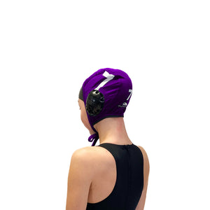 Turbo Standard Water Polo Cap Set with 3 Numbers - Purple