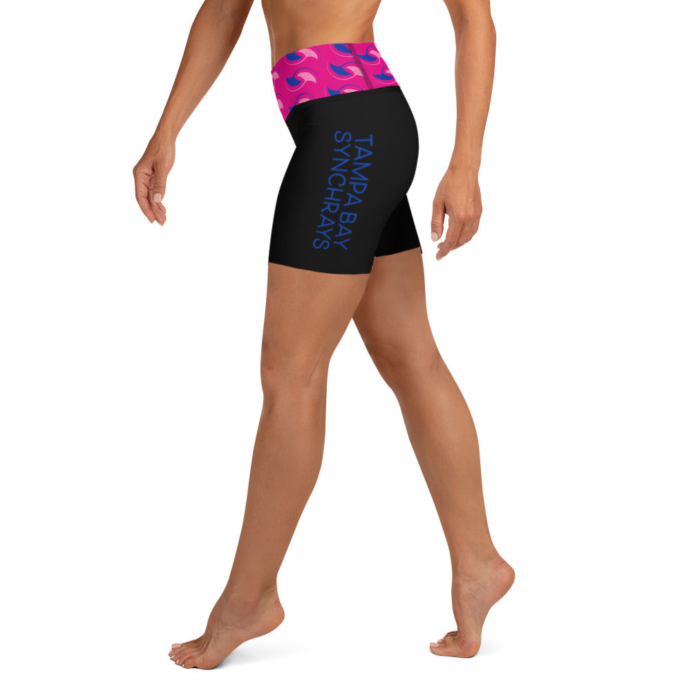Tampa Bay Yoga Shorts_ Black. KAP7 International XS 