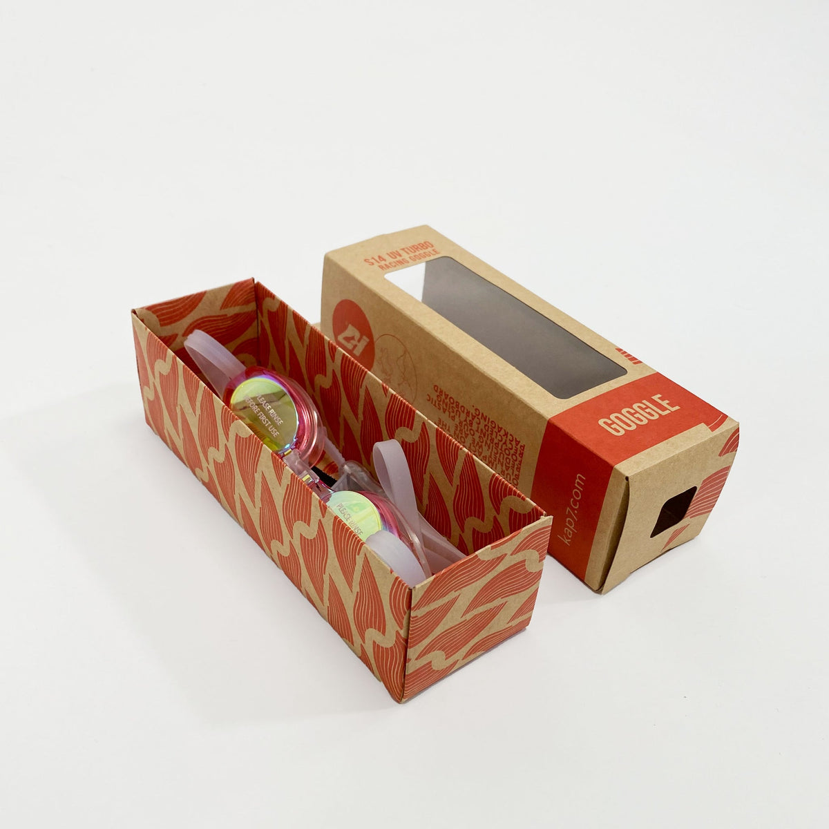 KAP7 TURBO UV Mirrored Racing Goggle - Pink Goggles KAP7 International 