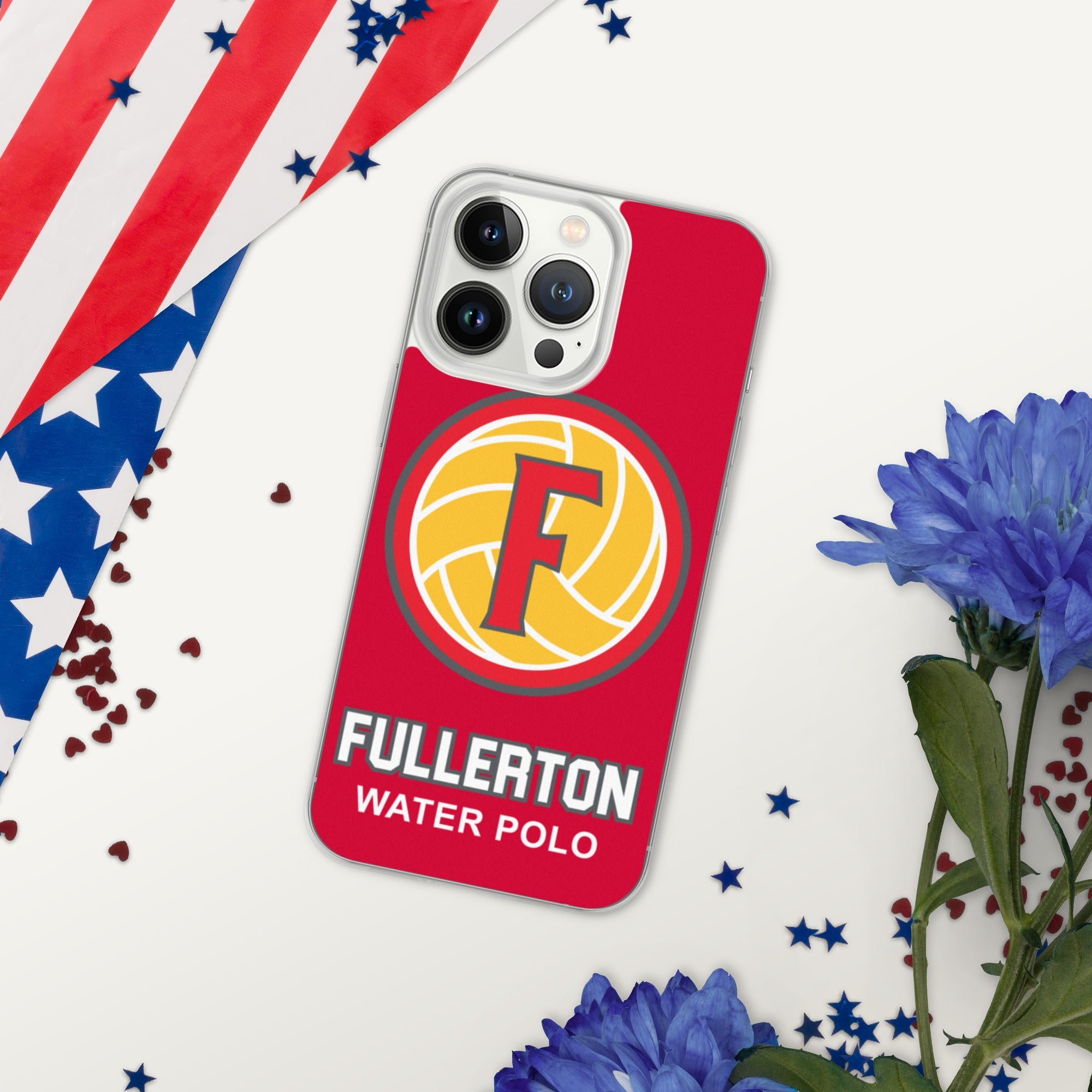 Fullerton HS Cell Phone Case Red KAP7 International iPhone 13 Pro 