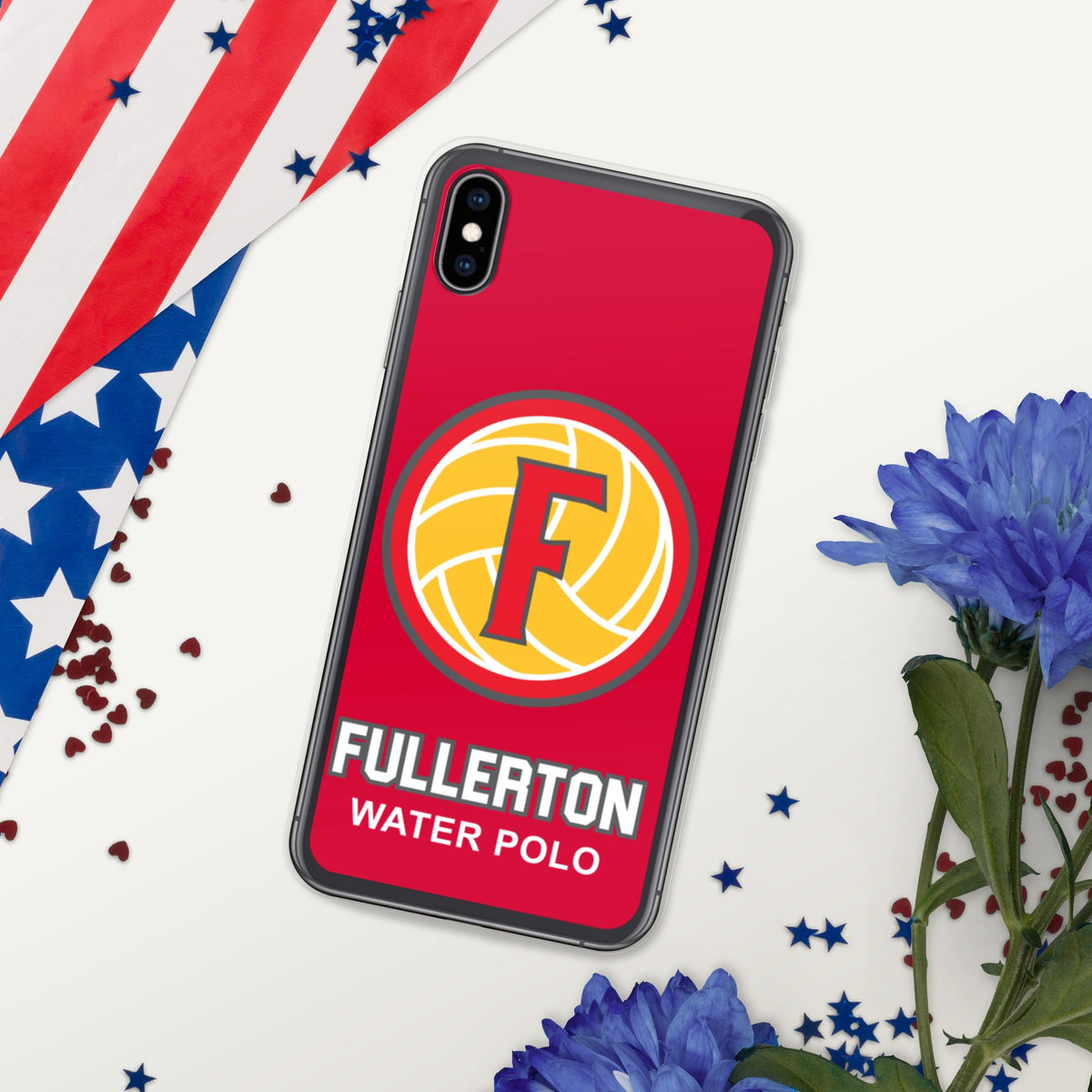 Fullerton HS Cell Phone Case Red KAP7 International iPhone XS Max 