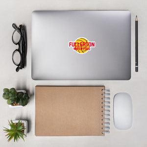 Fullerton HS Sticker _ Ball V2 KAP7 International 4″×4″ 