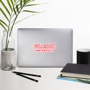 Fullerton HS Sticker _Red KAP7 International 