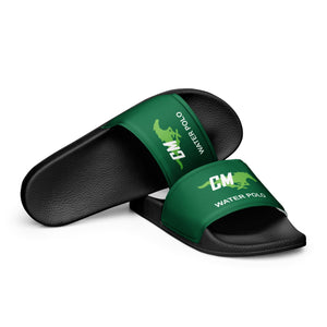 Costa Mesa HS Mens Slides_ Green KAP7 International Black 6.5 