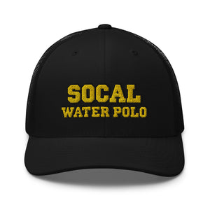 SoCal Water Polo Team Store _ Trucker Hats KAP7 International Black 