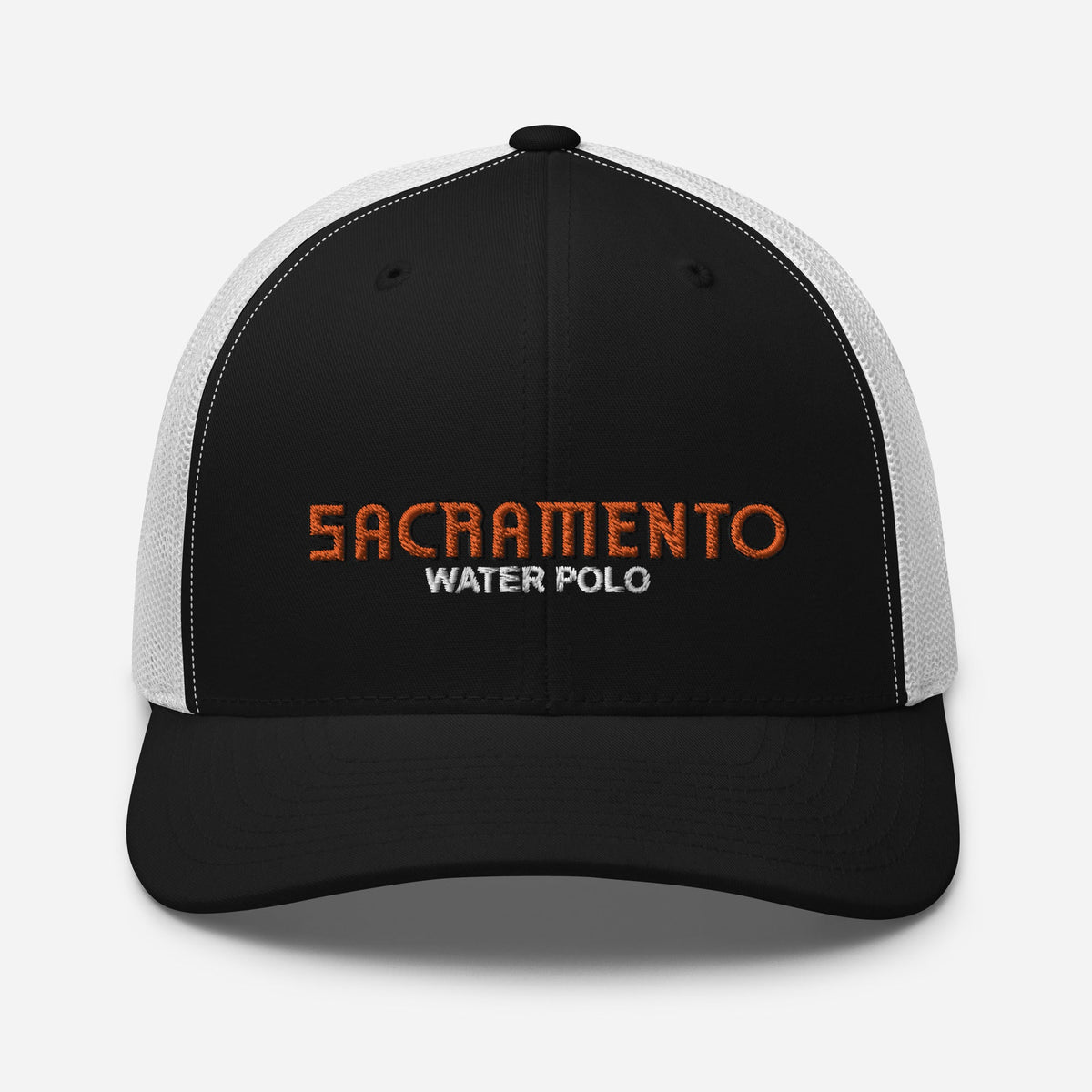 SAC Polo Mesh Hat_ Black KAP7 International Black/ White 