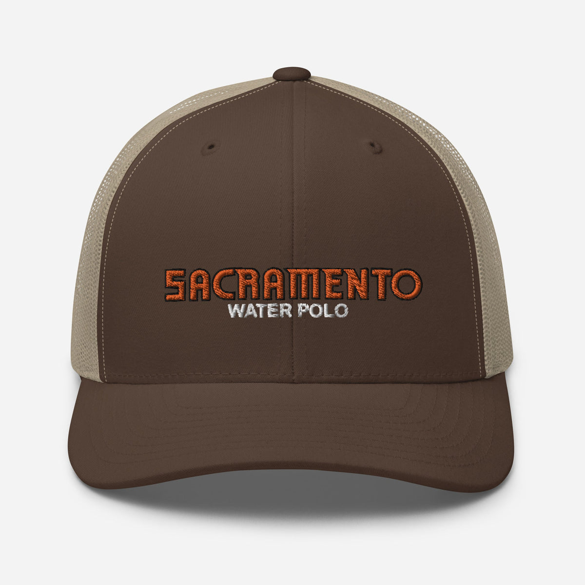 SAC Polo Mesh Hat_ Black KAP7 International Brown/ Khaki 