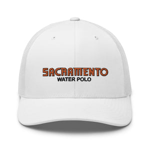 SAC Polo Mesh Hats Orange_White KAP7 International White 
