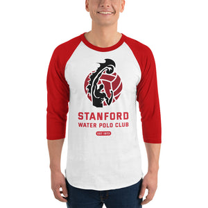 Stanford 3/4 sleeve raglan shirt KAP7 International White/Red XS 