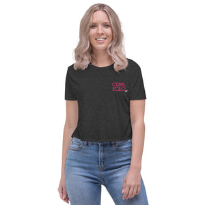 CDM Crop Top with Pink Logo KAP7 International 
