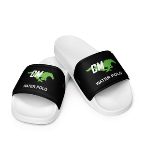 Costa Mesa HS Women's Slides_ Black KAP7 International White 6.5 
