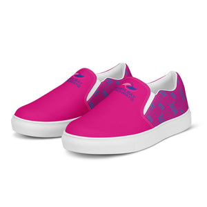 Women's Slip on Canvas Shoes- Pink KAP7 International 