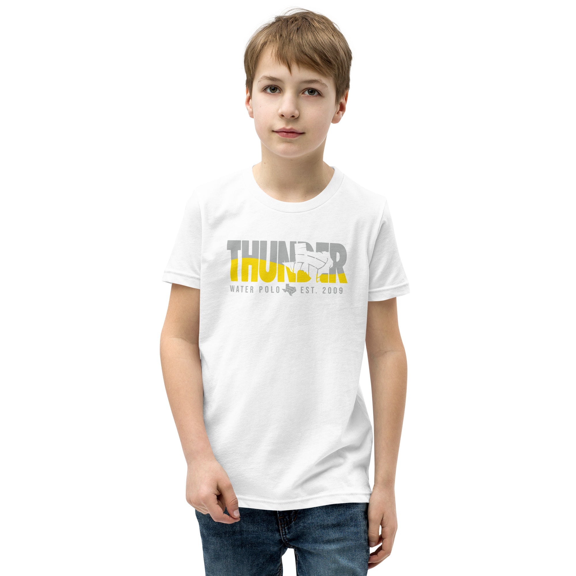 THUNDER WPC_ YOUTH T-Shirts White KAP7 International S 